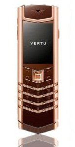 Vertu Signature S Design Brown Red Gold