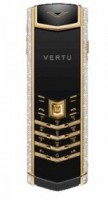 Vertu Signature S Design Full Pave Diamonds Golden